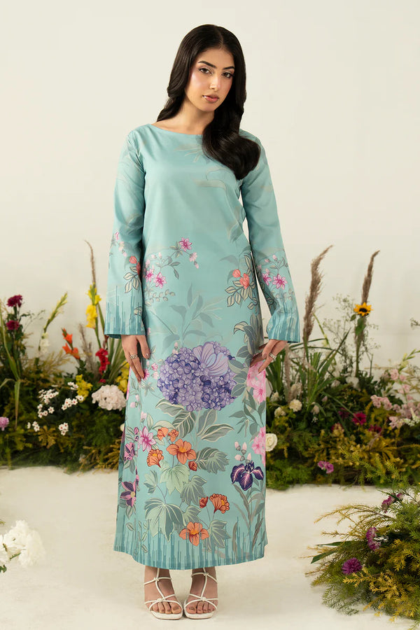 dress long shirt design Long Sleeve Printed Tie Waist Maxi Shirt Dress - SMALL / BROWN