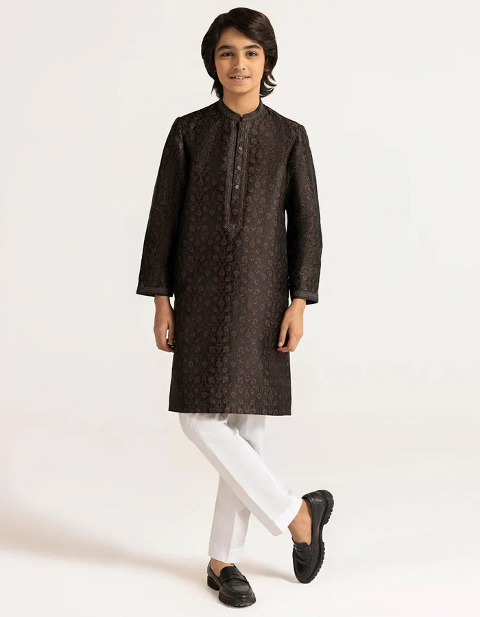 Antique Brown Boys Formal Kurta