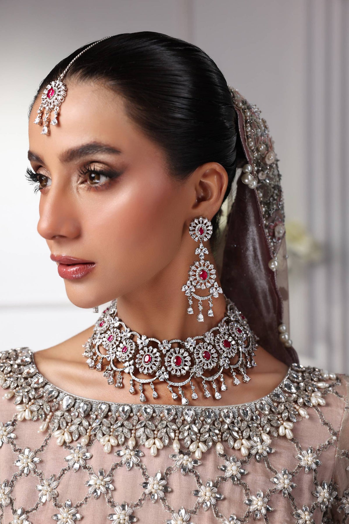 Sahiba Bridal Set Pink