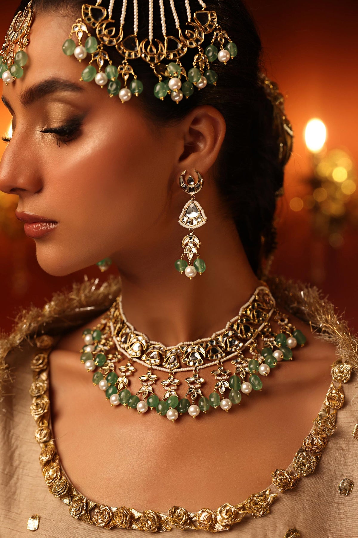 Gauhar Bridal Set Jade