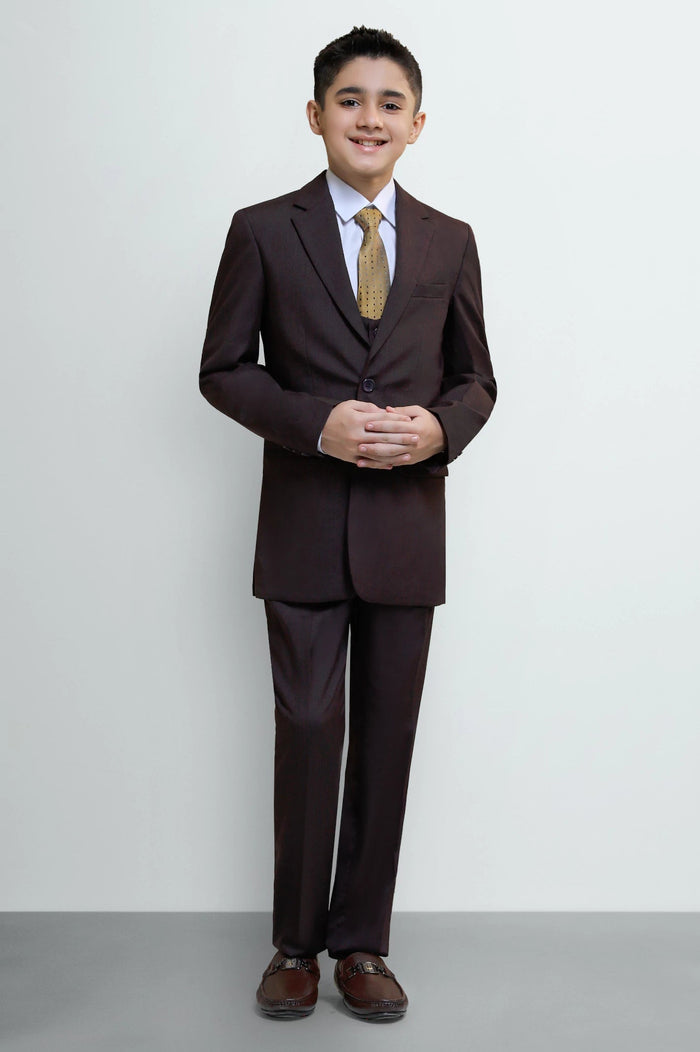 Maroon Suiting for Boys