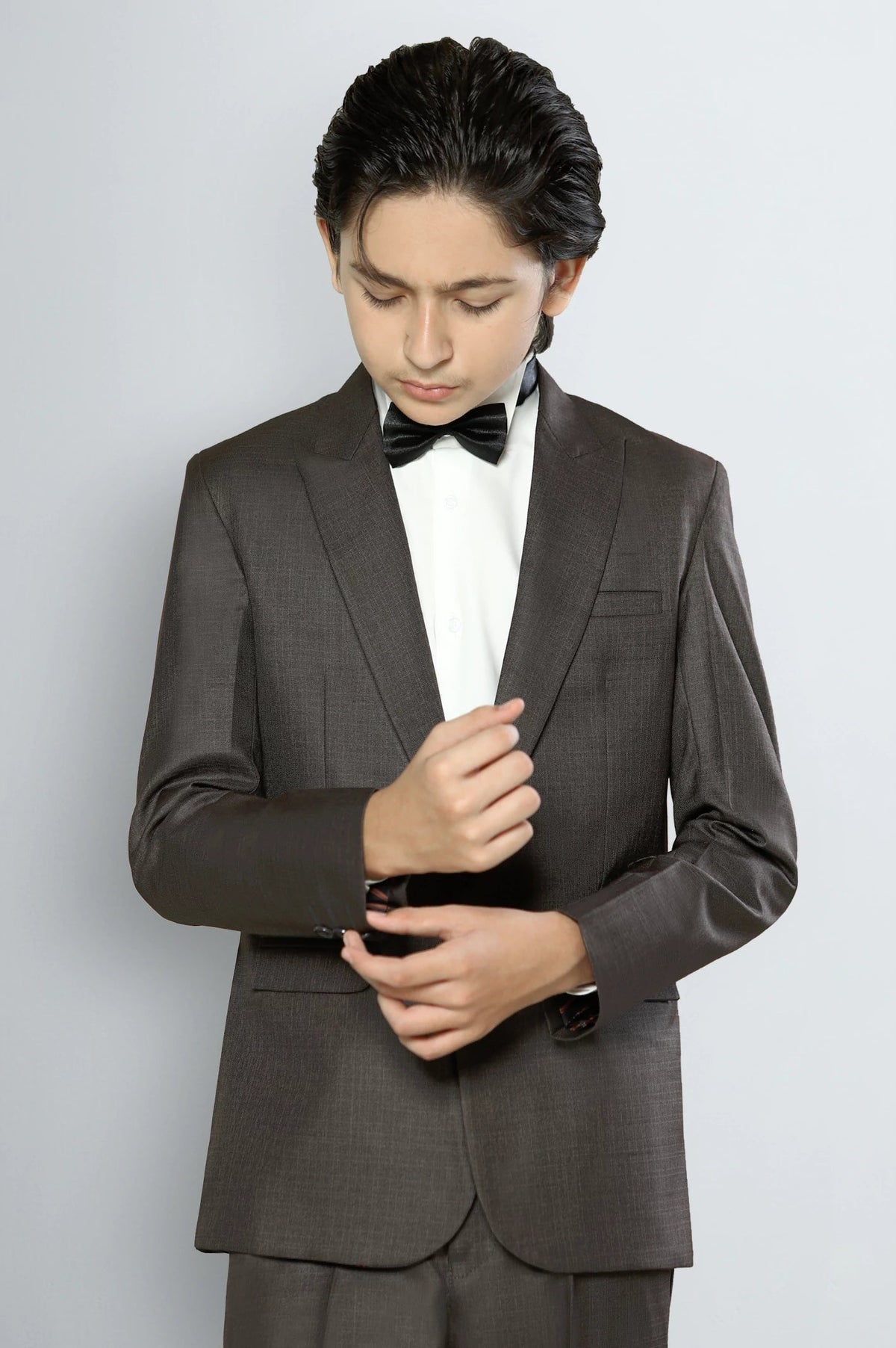Brown Suiting for Boys