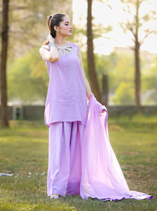 Zunaira - with Farshi Shalwar - 3 Piece