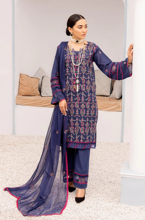 ME-21-01 LAWN SHIRT+DUPATTA