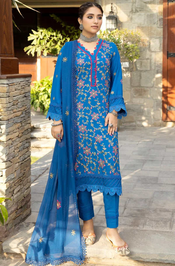 MEW-10 KARANDI EMBROIDERED 3PCS