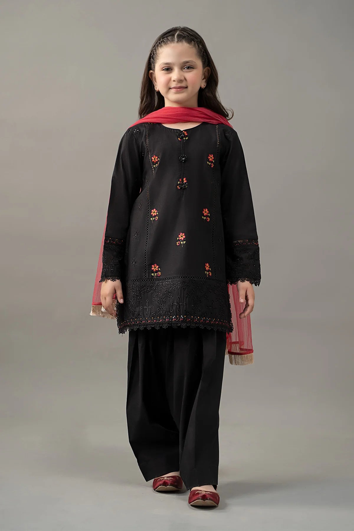 3 Piece Embroidered Lawn Suit | MKD-EF25-53