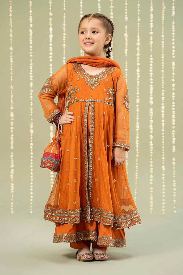 3 Piece Embroidered Net Suit | MKS-W24-25