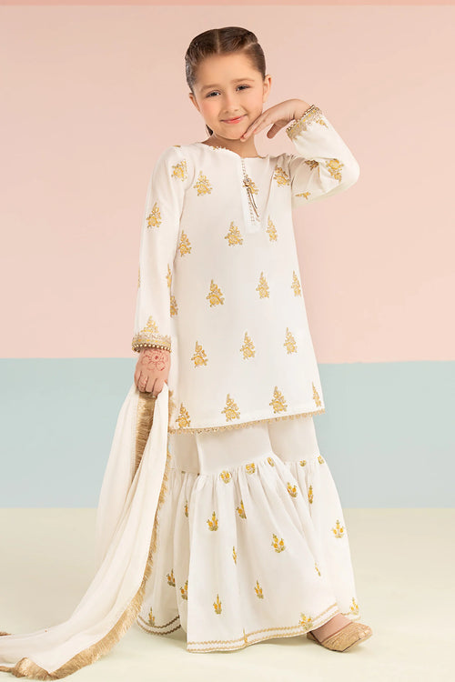 3 Piece Embroidered Dobby Lawn Suit