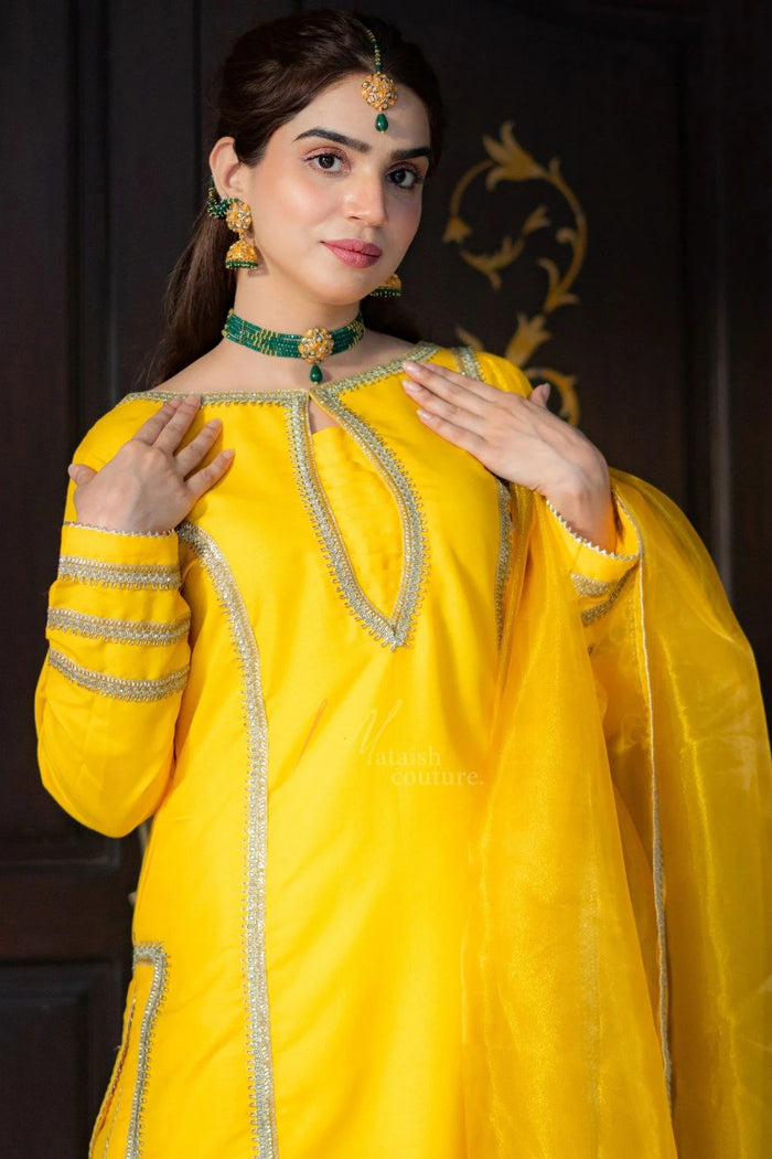 Yellow Mayoun Outfit