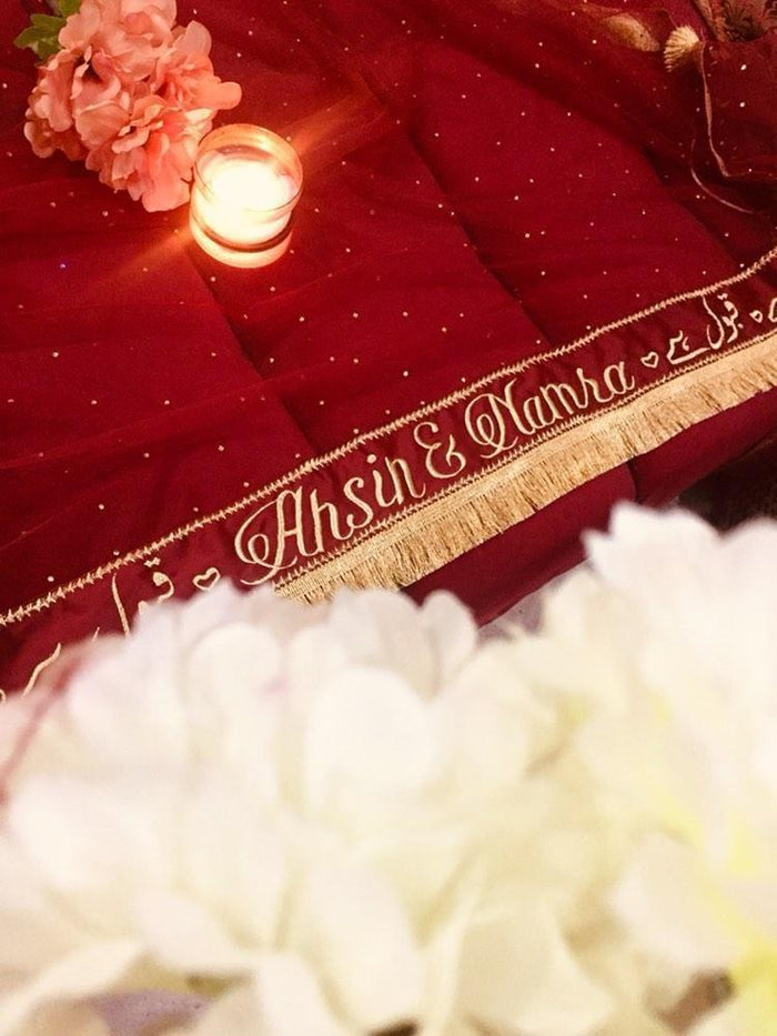 Custom Name Qabool Hai Nikkah Dupatta