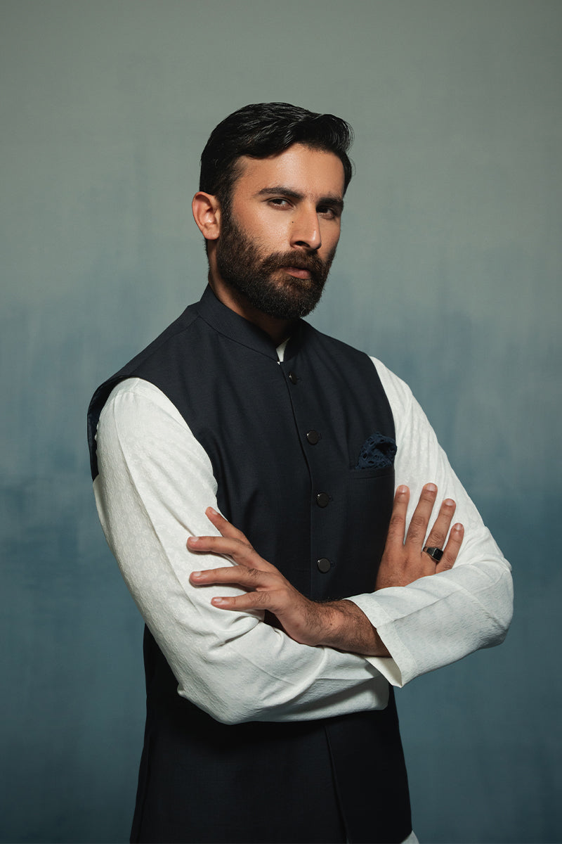 Navy Blue' Waistcoat