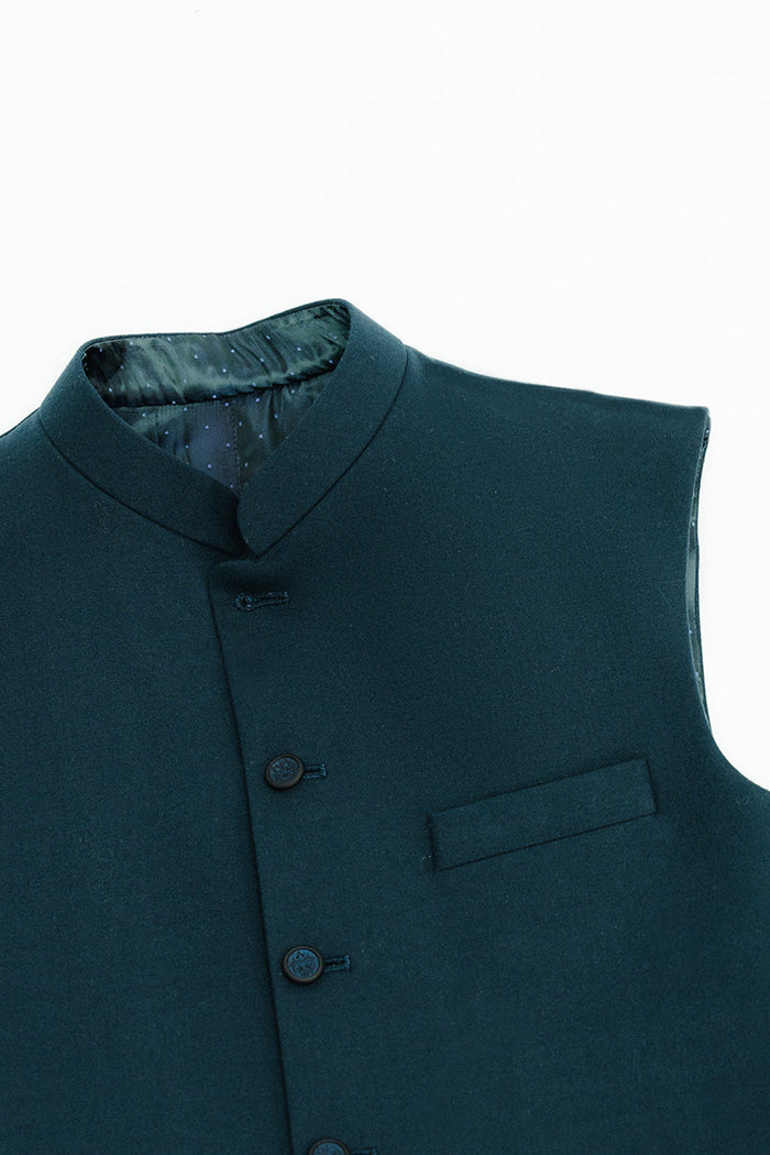 Teal Green Waistcoat