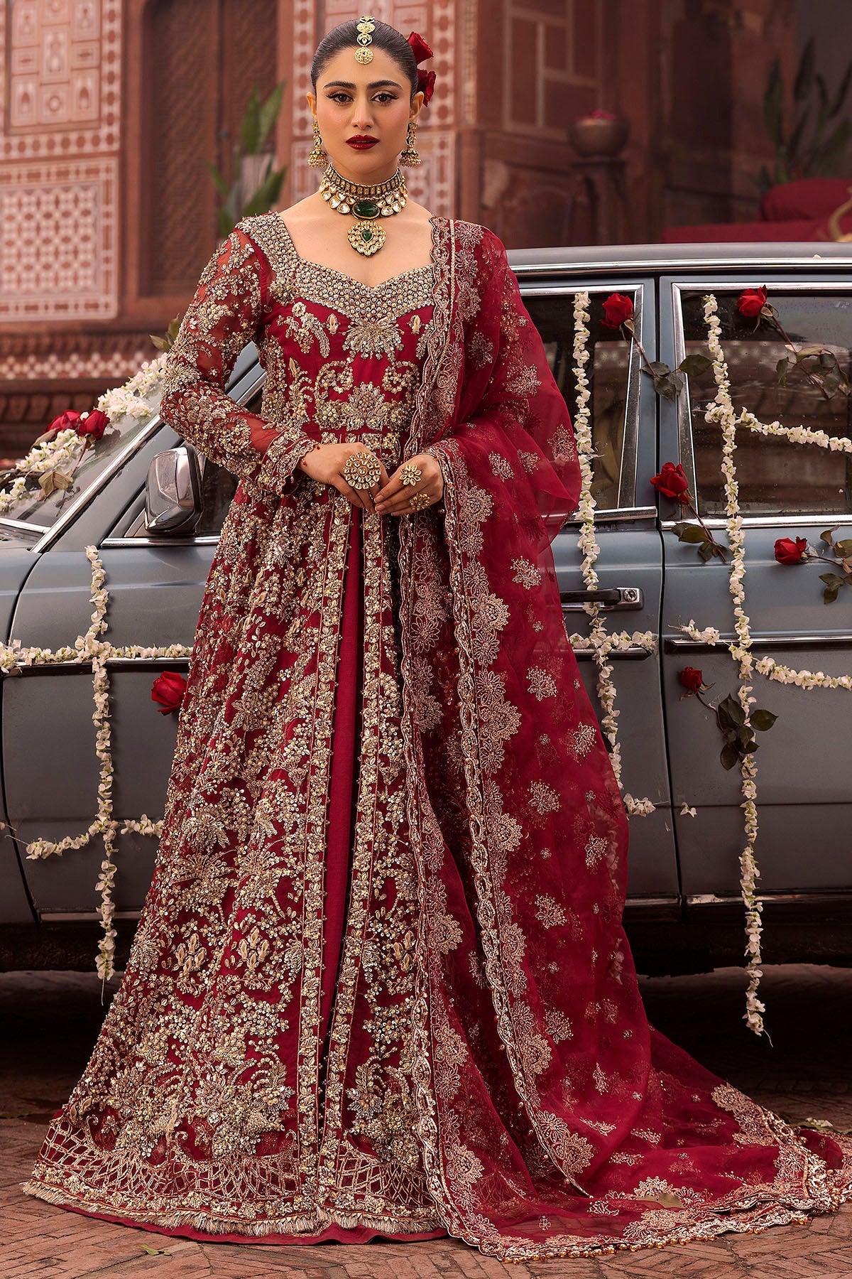 SHANARA EMBROIDERED ORGANZA STITCHED