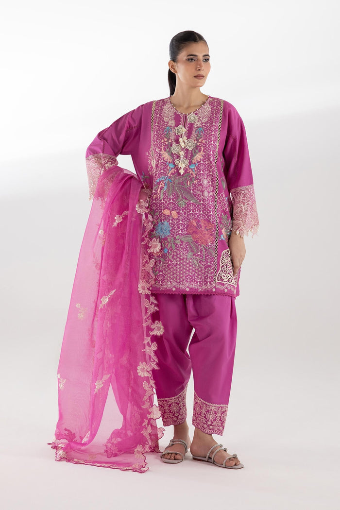 Purple Luxury Lawn Suit