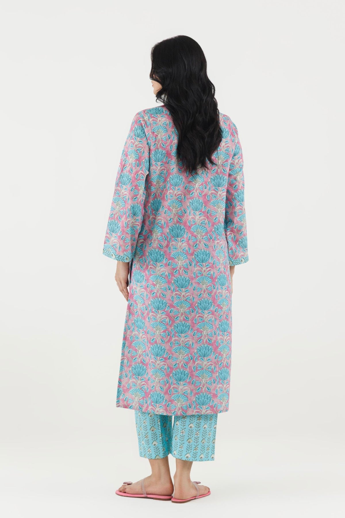 Multi Printed Fancy Dobby Shirt + Culotte