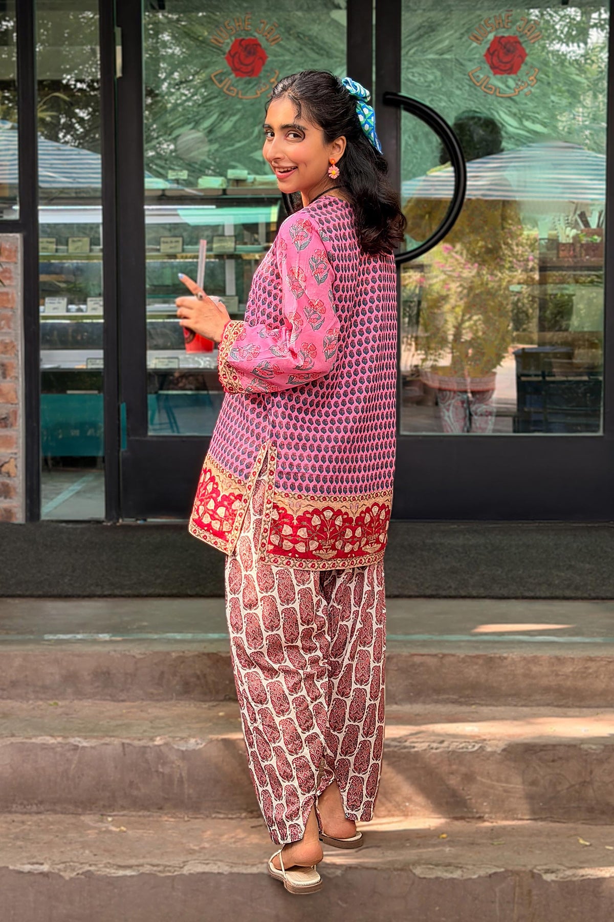 Multi Printed Fancy Dobby Shirt + Shalwar