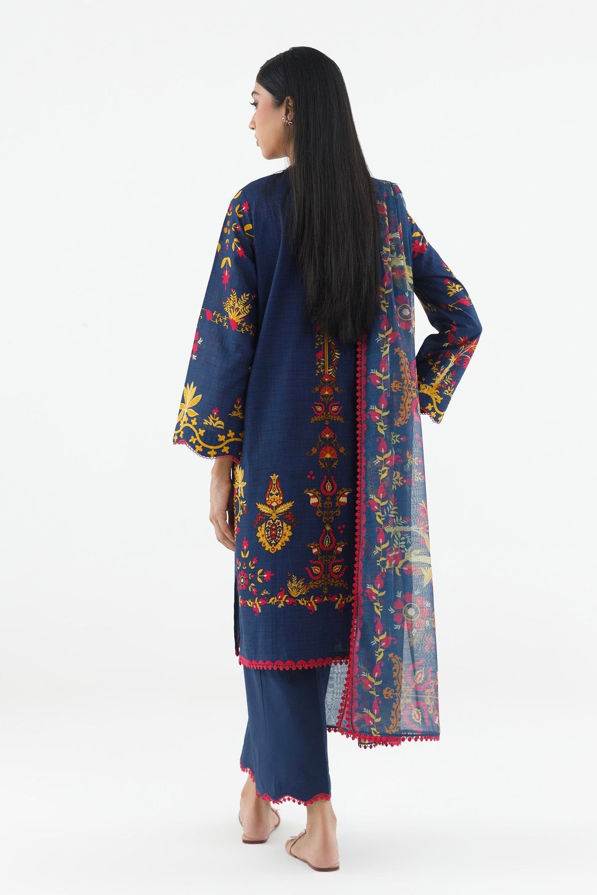Multi Printed Lawn Suit