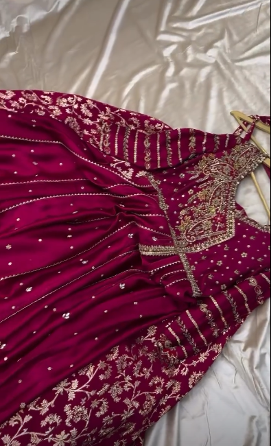 Maroon Majestic Angrakha