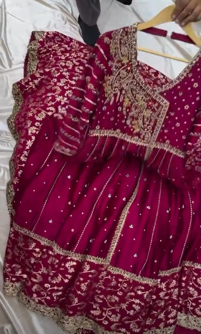 Maroon Majestic Angrakha