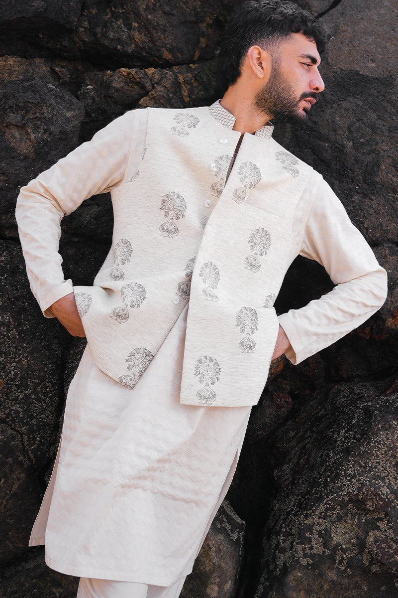 Cream' Waistcoat
