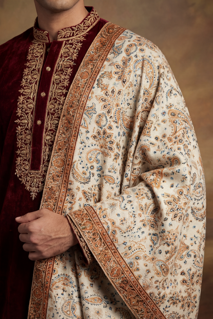 Traditional Embroidered Shawl