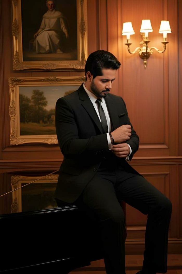 Black Armani 3p Suit