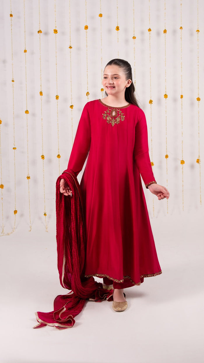 Pure Raw Silk Festive Suit