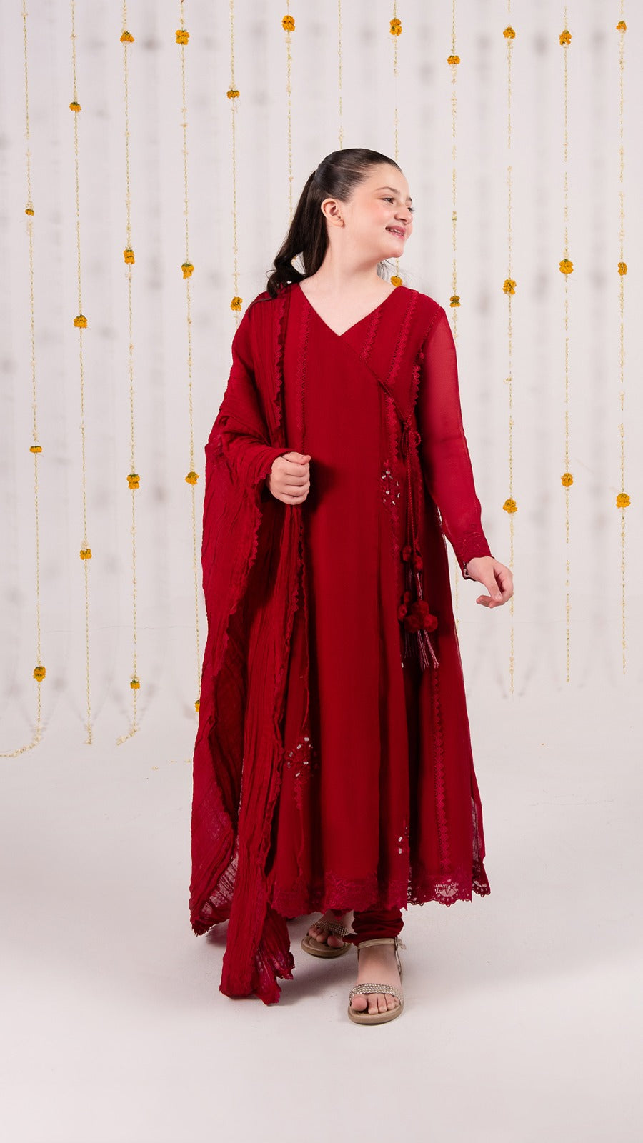 Cotton Net Festive Suit