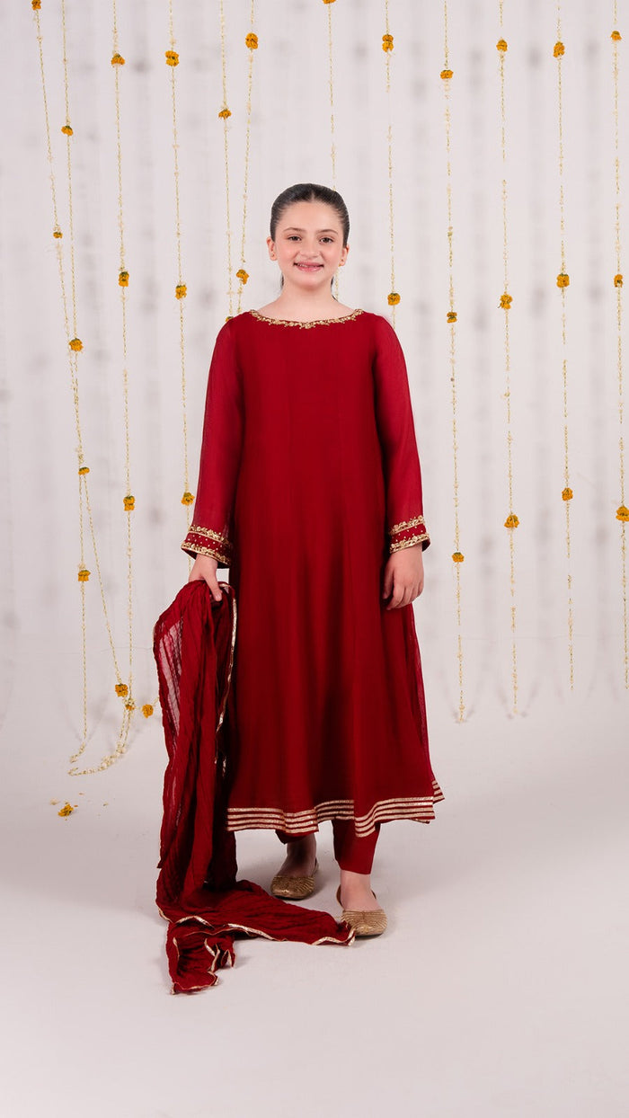 Cotton Net Festive Suit