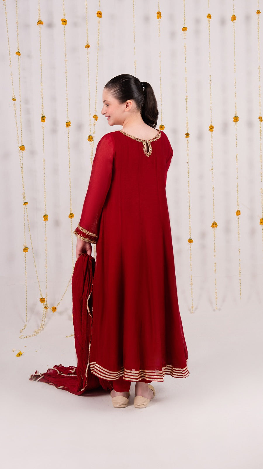 Cotton Net Festive Suit