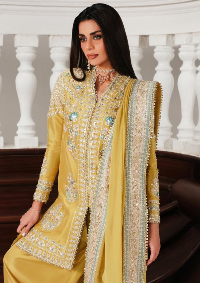 Mihra – Festive Front-Open Short Shirt by Saad Bin Shahzad (Festive Pret 2026)