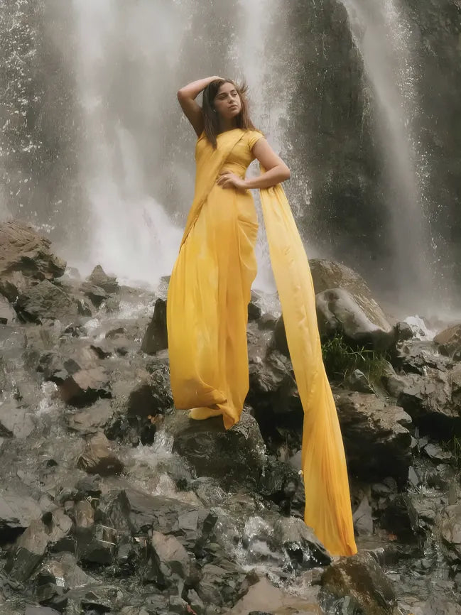 Solid Pure Chiffon: Buttercup
