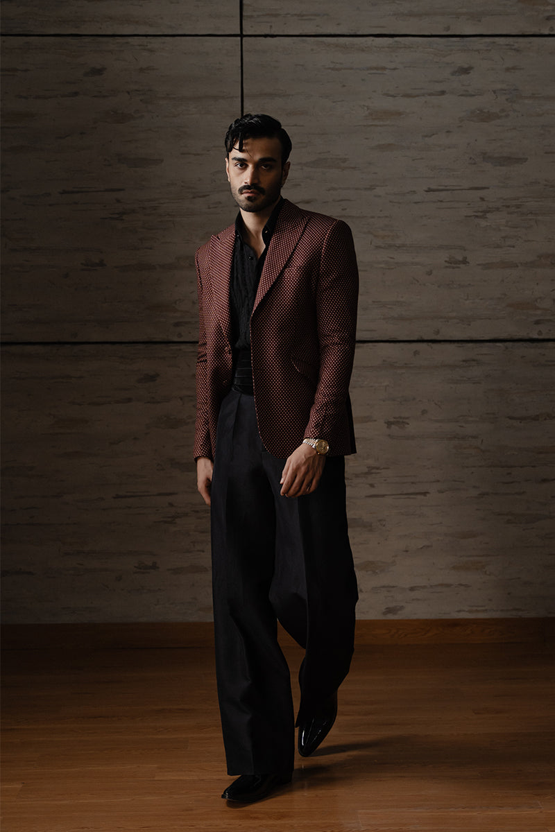 Burgundy Suit