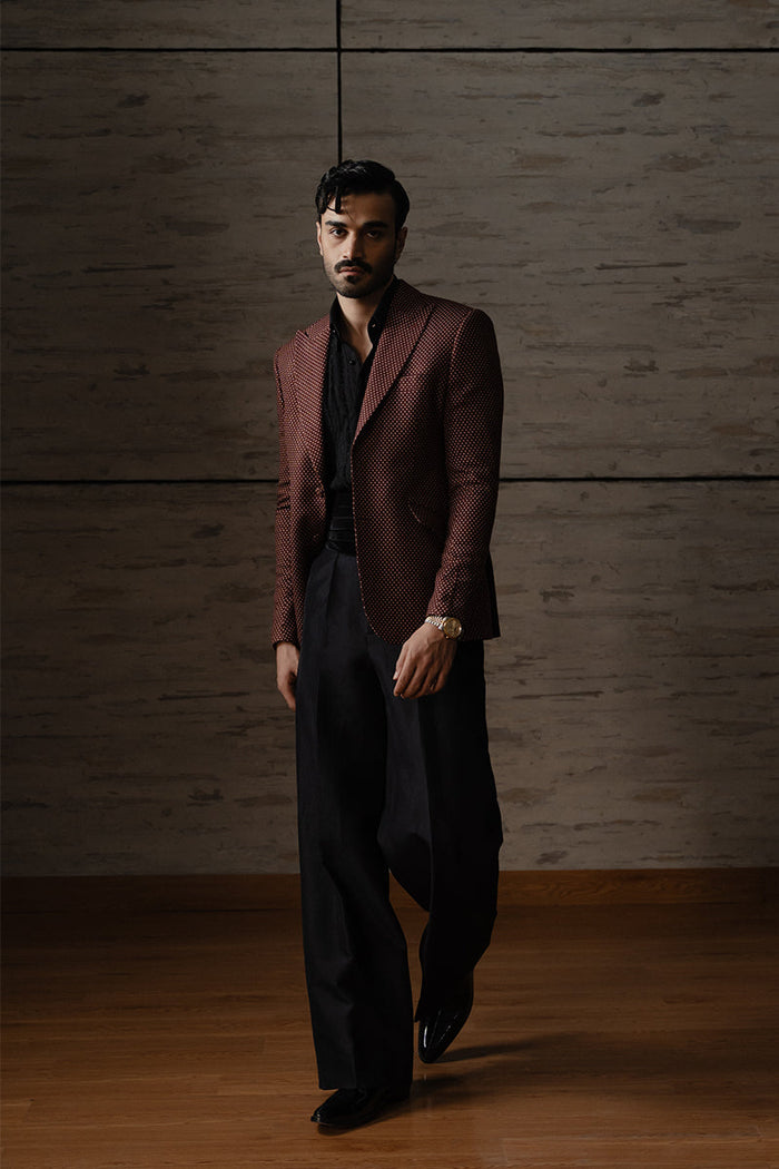 Burgundy Suit