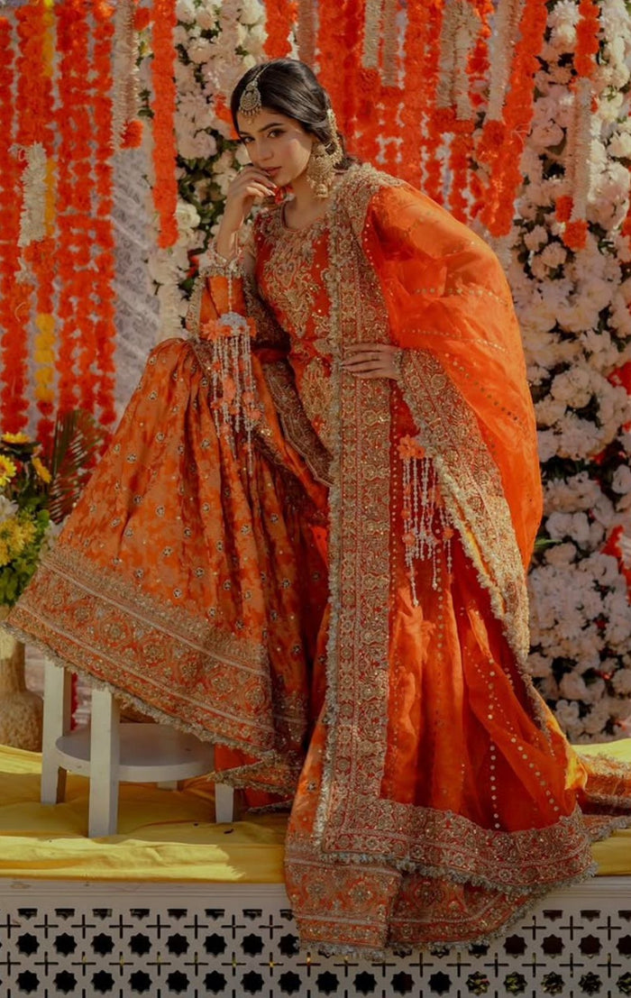 Orange Bridal Ensemble