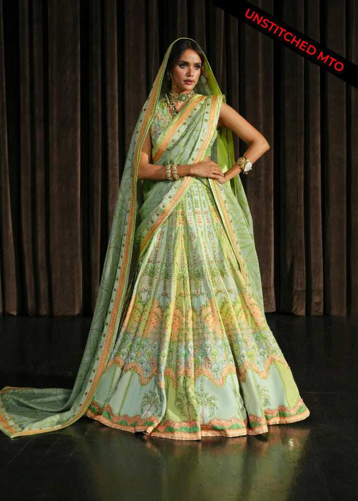 Mutiyaar Lehenga Choli Raw Silk