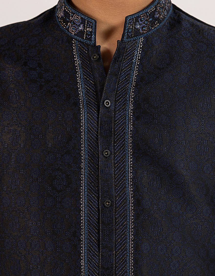 Blue Boys Formal Kurta