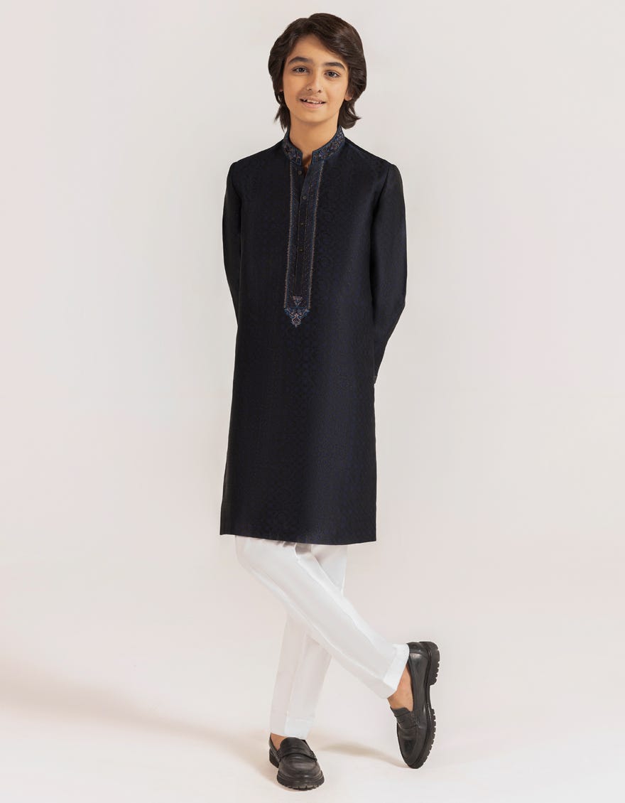 Blue Boys Formal Kurta