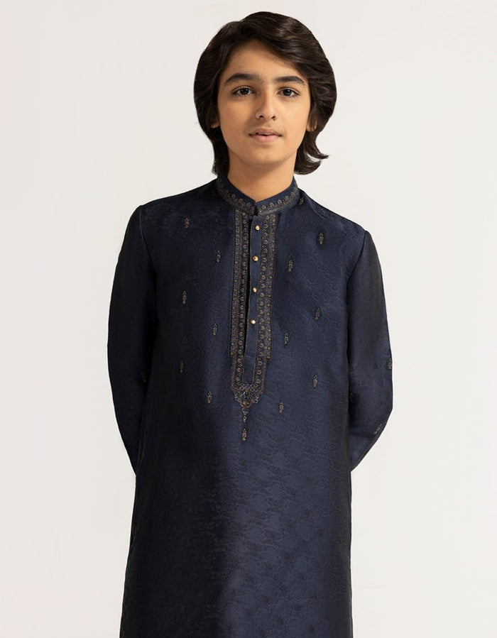 Blue Boys Formal Kurta