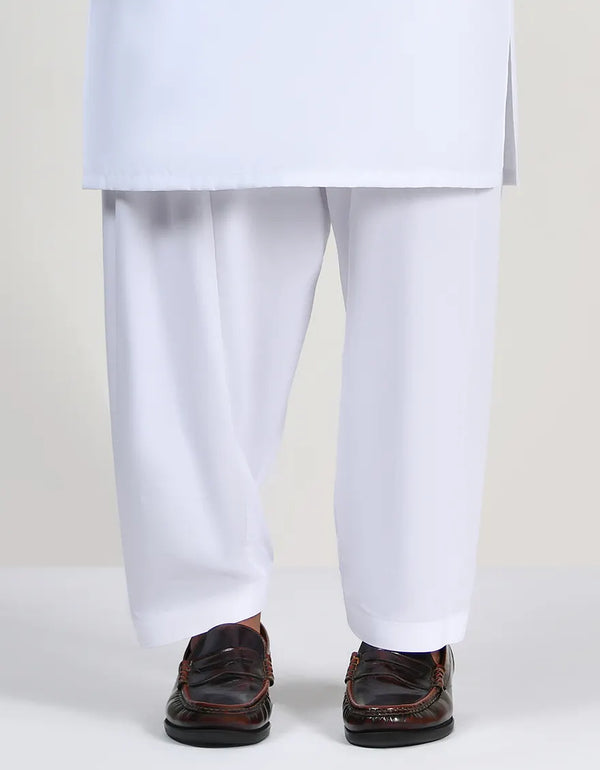 WHITE COTTON SHALWAR