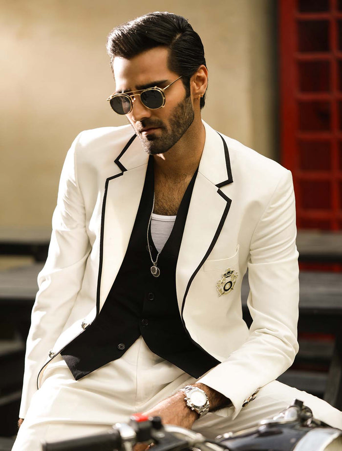 Off-White Classic Two Buttons Suit