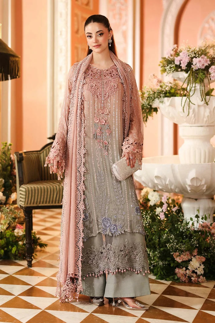 Royale Tea Affair Chiffon Dress by Maria B | Maria B Collection 2026