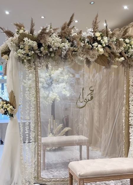 Nikkah Partition Dupatta with Qabool Hai
