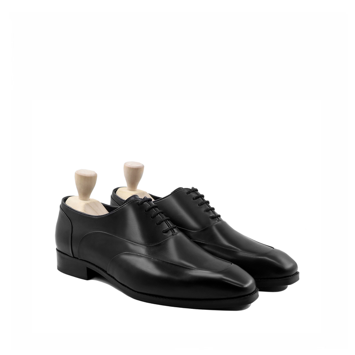 Kabe - Men's Black Calf Leather Oxford Shoe