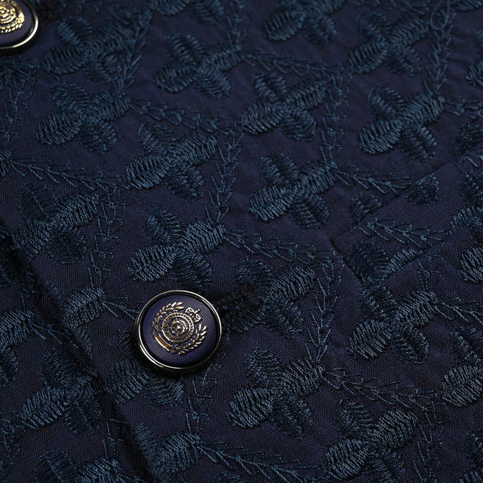 Boys Poly Viscose Waistcoat - Royal Blue