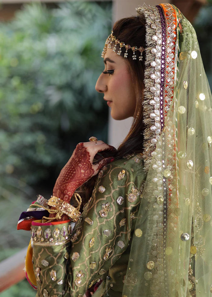 olive green mehndi dress Green Mehndi Dress
