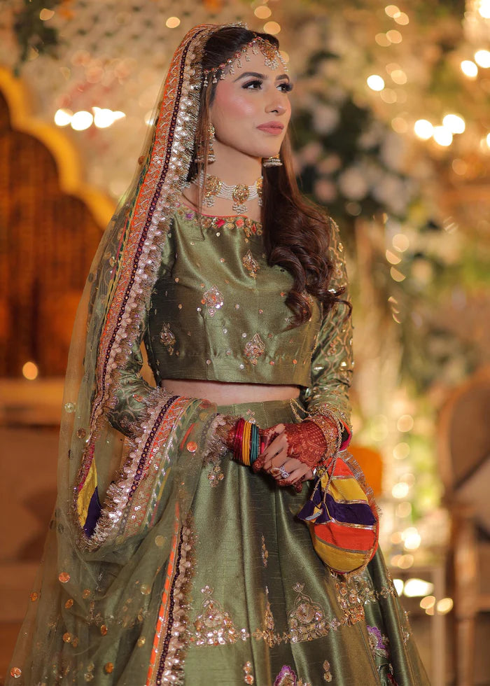 Hue atelier - Olive Mehndi Bridal UY Collection Hue atelier - Olive Mehndi Bridal UY Collection