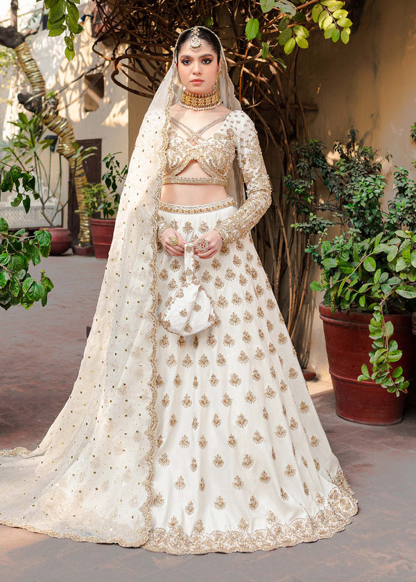 Lehenga Choli and Dupatta Pakistani Bridal Dress