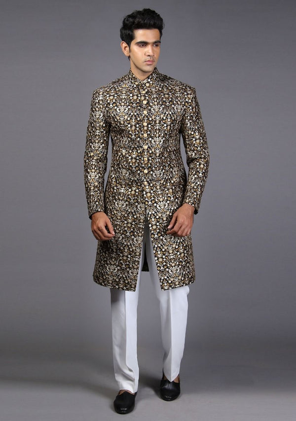 Premium Messori Caviar Classic Fit Sherwani