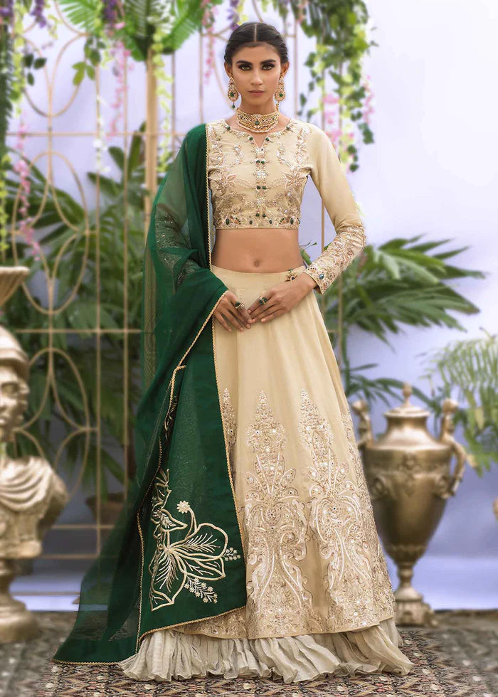 IVORY AND JADE LENGA CHOLI